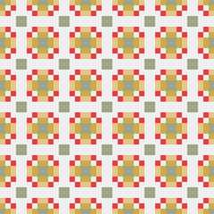 Abstract Cross Pattern Dots Logo generative computational art illustration