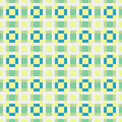 Abstract Cross Pattern Dots Logo generative computational art illustration