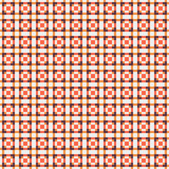 Abstract Cross Pattern Dots Logo generative computational art illustration