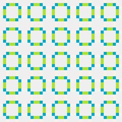 Abstract Cross Pattern Dots Logo generative computational art illustration