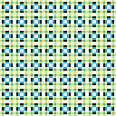 Abstract Cross Pattern Dots Logo generative computational art illustration