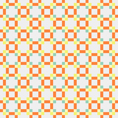 Abstract Cross Pattern Dots Logo generative computational art illustration