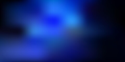 Dark blue vector abstract blur backdrop.