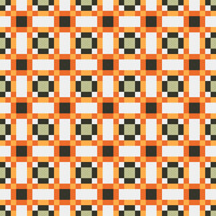 Abstract Cross Pattern Dots Logo generative computational art illustration