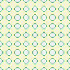 Fototapeta premium Abstract Cross Pattern Dots Logo generative computational art illustration