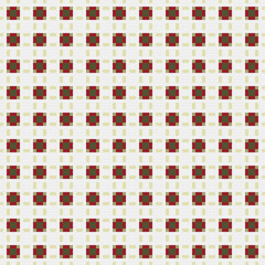 Abstract Cross Pattern Dots Logo generative computational art illustration