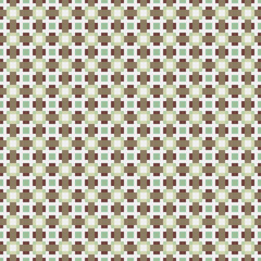 Fototapeta premium Abstract Cross Pattern Dots Logo generative computational art illustration