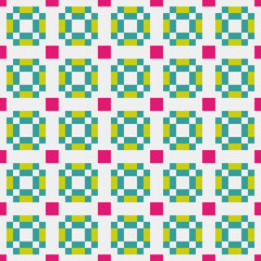 Abstract Cross Pattern Dots Logo generative computational art illustration