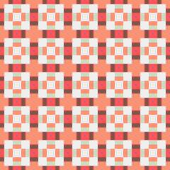 Abstract Cross Pattern Dots Logo generative computational art illustration