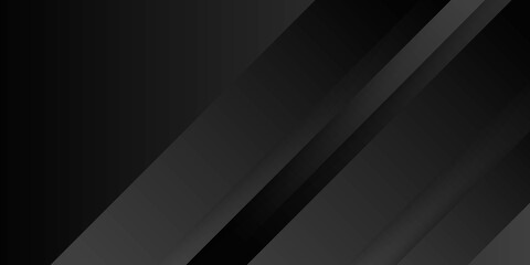 Black abstract 3D presentation background with rounded rectangle shapes