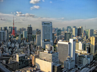 【東京】港区から眺めた都市景観