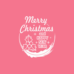 Illustration vector graphic of Merry Christmas. Usable for banners, greeting cards, gifts etc
