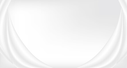 Obraz premium 光と光沢のドレープのベクターイラスト背景素材