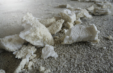 Scrap of piece of Polyurethane foam (PU foam)