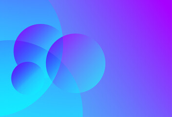 Modern background template with purple gradations and
blue circle effect, abstract illustration, perfect design for your business