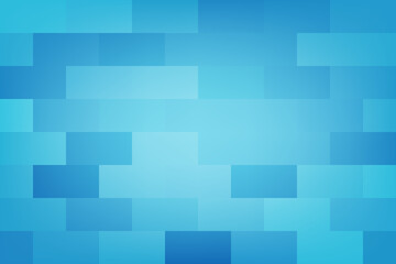 Blue rectangle, brick wall, illustration, background, design for business, illustration, web, landing page, wallpaper.