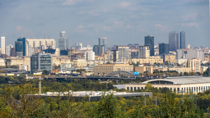 Fototapeta premium View of Moscow city