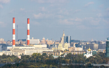 View of Moscow city