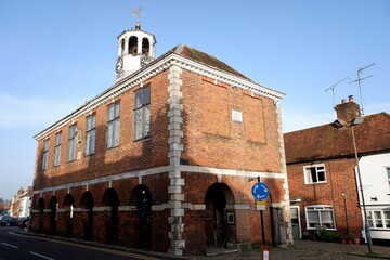 Obraz premium Old Amersham Market Hall dating from the 17th century in Amersham, Buckinghamshire