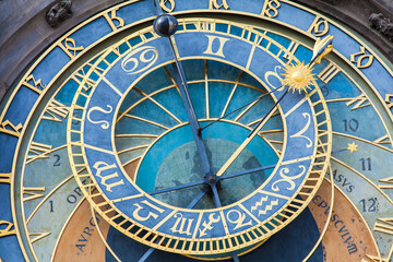 Fototapeta na wymiar Nice the Prague astronomical clock