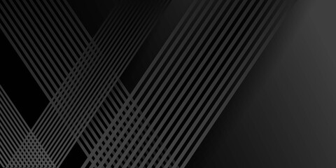 Black grey metallic abstract presentation background with dark concept. Vector Illustration