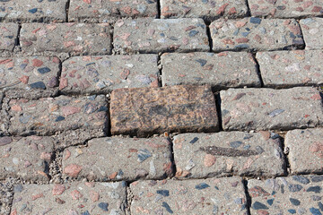 the old pedestrian road made