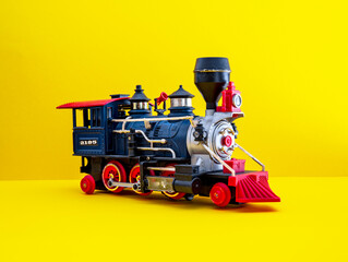 Eine alte Kinderlokomotive