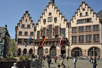 Obraz premium Frankfurt am Main town hall in the city center