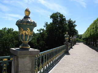 Schlossgarten Schloss Weilburg in Hessen an der Lahn