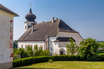 Monastery winery Thallern near Gumpoldskirchen, Lower Austria, Austria