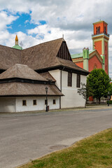 Fototapeta premium UNESCO monument - Kezmarok - Church of the Holy Trinity, Slovakia