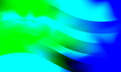 Blue and Green gradient vector texture with wry lines.