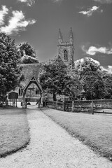 St. Nicholas Church in Chawton, Hampshire, England. UK