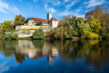 Obraz premium Ehemalige Pfalzgrafenburg in Lauffen am neckar