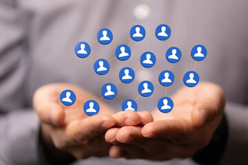 internet net and data digital concept teamwork.