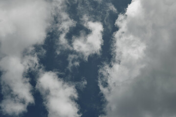 Sky in the clouds, sunny day, background