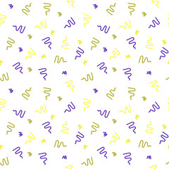 Colorful waves lines abstract pattern, zig zag background, curves pattern