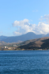 paysage paradisiaque en Crète. 