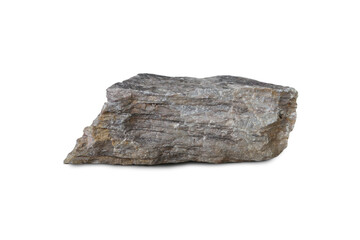 Chert rock isolated on a white background.