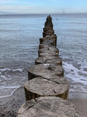 Fototapeta premium Buhne in der Ostsee
