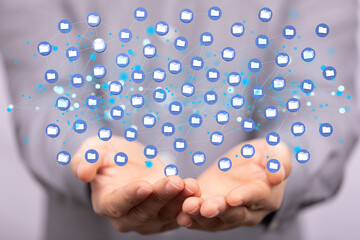 data network 3d digital info