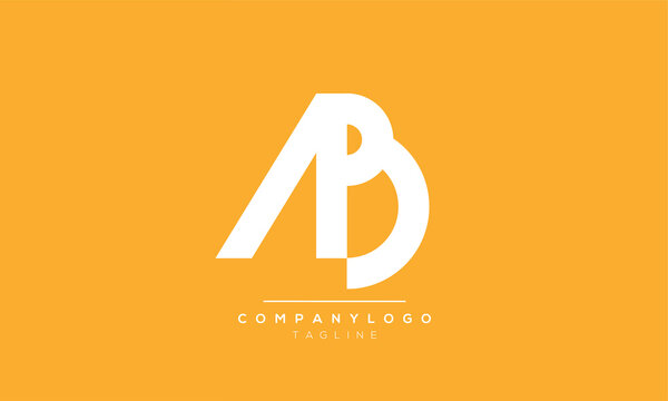 Alphabet letters Initials Monogram logo APB,AP