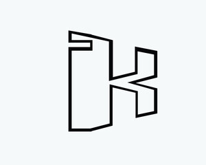 ik and k and r  logo designs and monograms