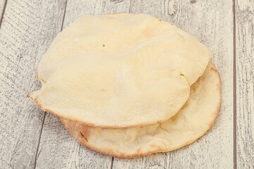 Traditional Pita bread for snack
