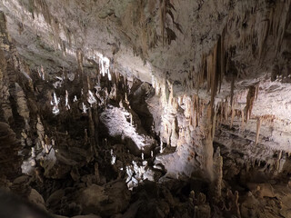 Postojna Caves in Slovenia, Europe.