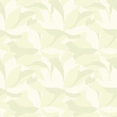 Seamless leaf pattern. Lotus background beige, fabric, retro Wallpaper
