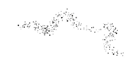 Silver glitter confetti.