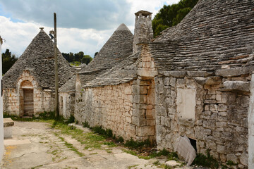 Alberobello - small town in Apulia, southern Italy