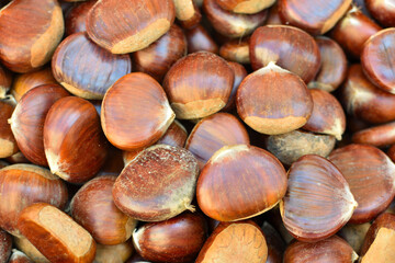 chestnuts at the market