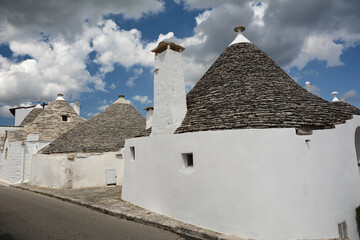 Alberobello - small town in Apulia, southern Italy